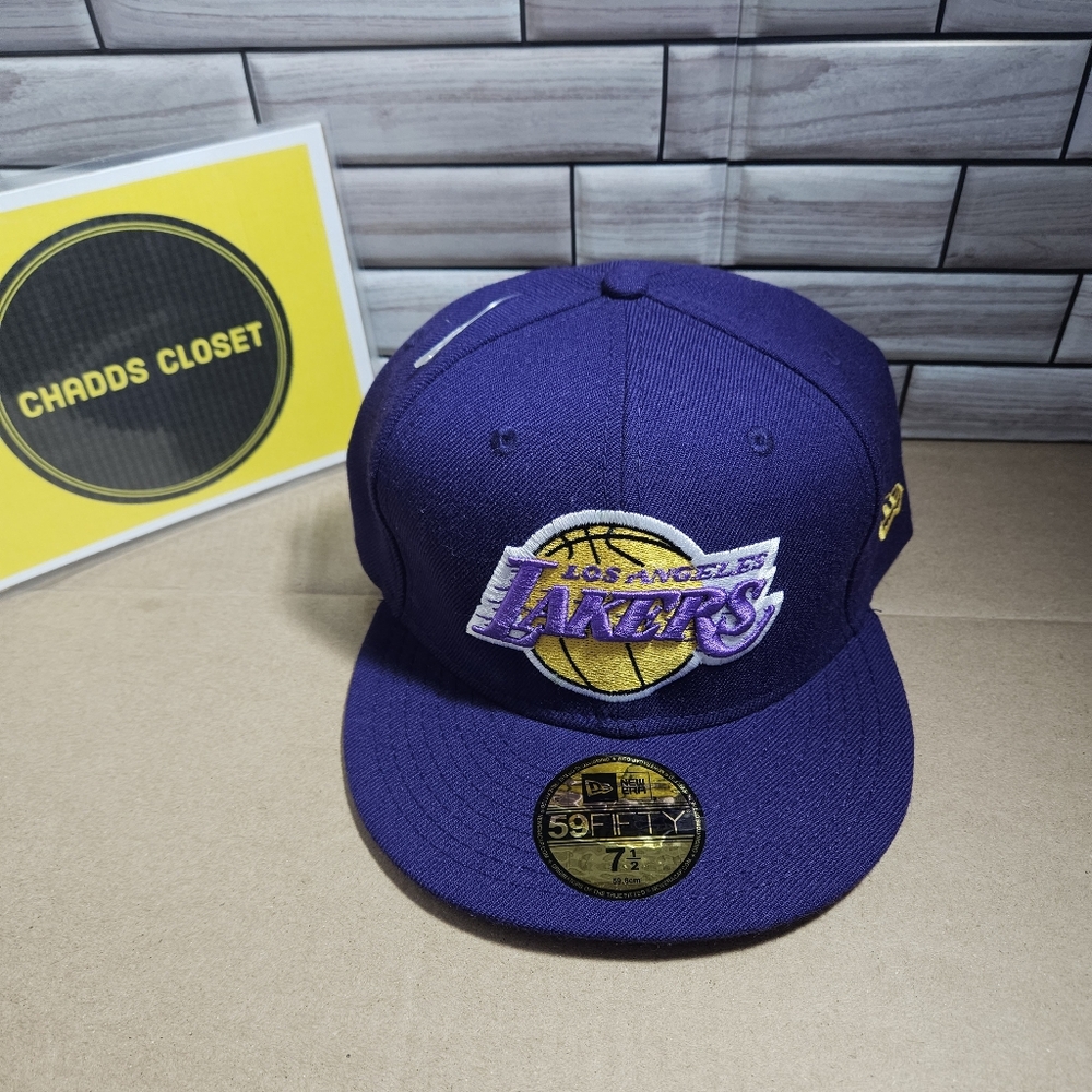 Los Angeles Lakers New Era Official Team Color 59FIFTY Snapback Hat -